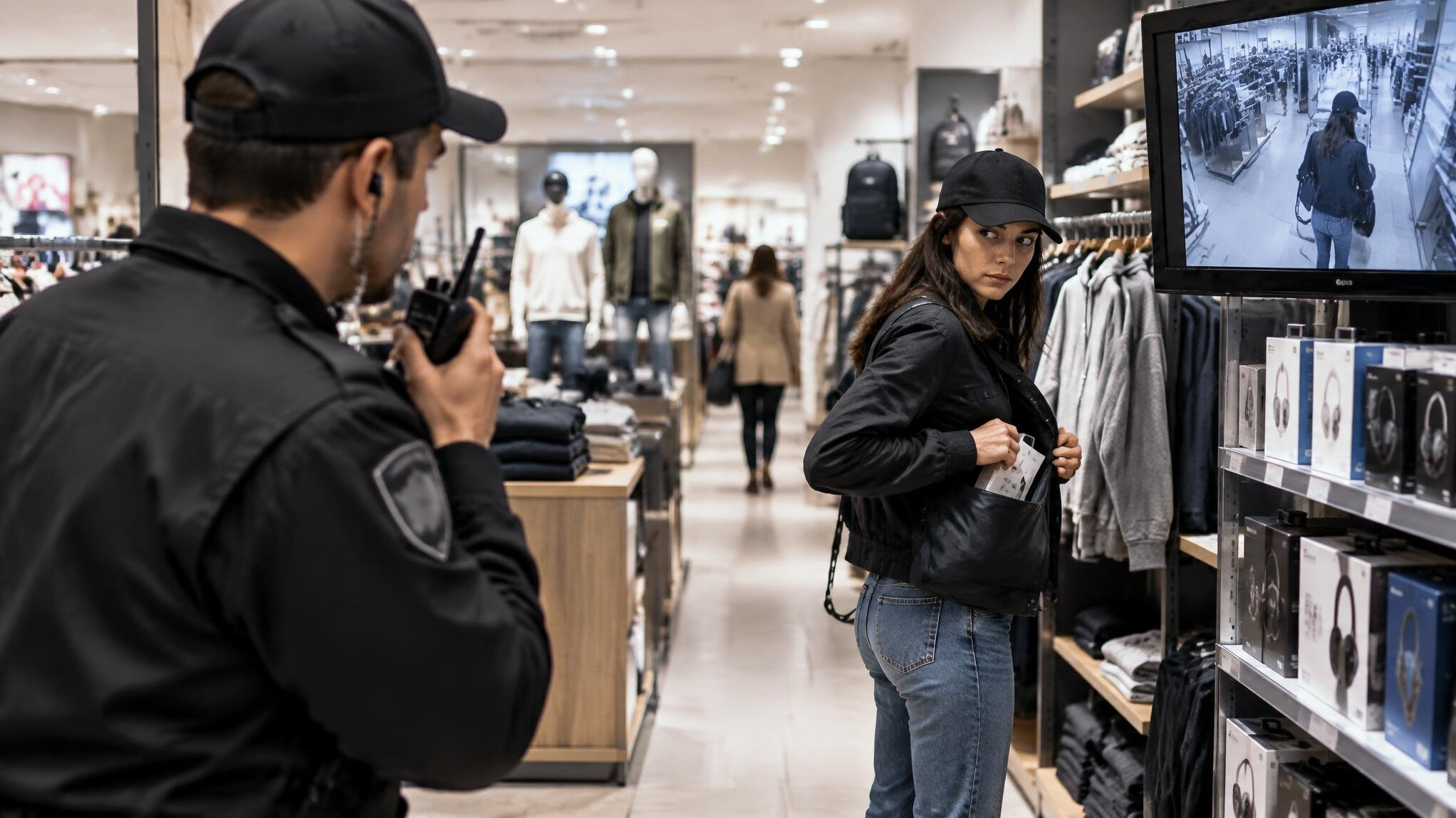 store detective in action